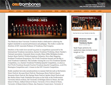 Tablet Screenshot of osutrombones.com